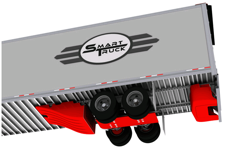 The undercarriage of a specially designed "Smart Truck"